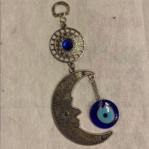 Evil Eye Moon Wall Hanging